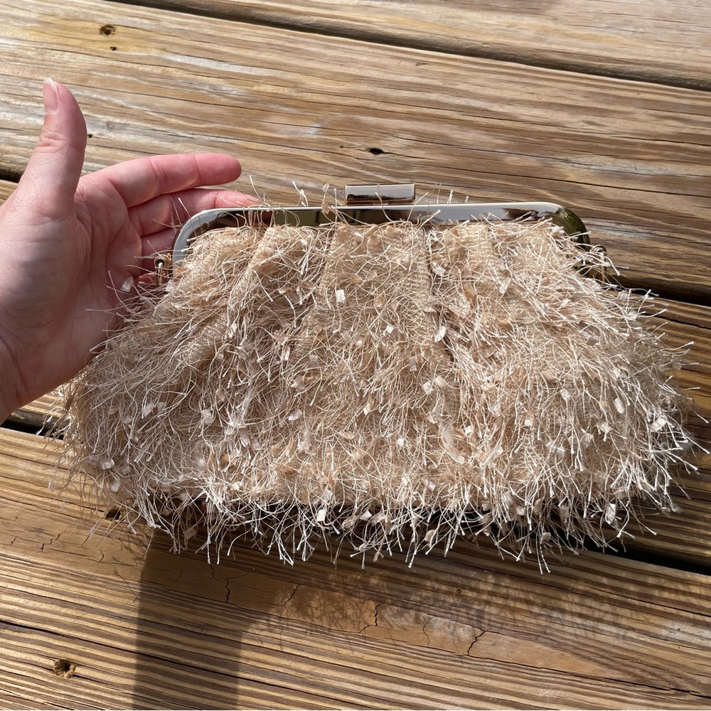 Urban Expressions Fuzzy Crossbody/Clutch